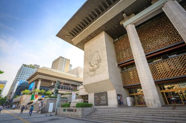 19 Haziran 2017 Gwanghwamun Meydanı, Seul Sejong Kültür Merkezi