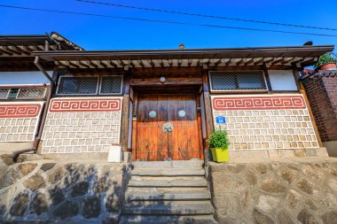 Kore geleneksel ev, 19 Haziran 2017 Bukchon Hanok Köyü 