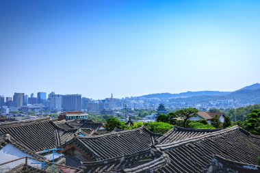 Kore geleneksel ev, 19 Haziran 2017 Bukchon Hanok Köyü 