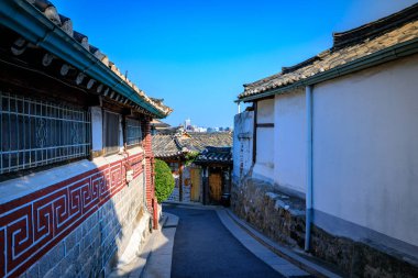 Kore geleneksel ev, 19 Haziran 2017 Bukchon Hanok Köyü 