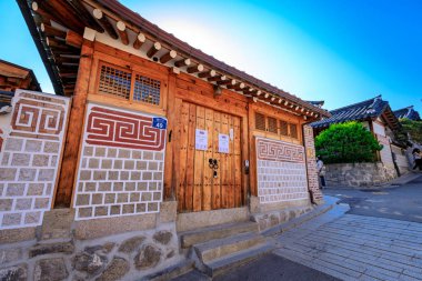 Kore geleneksel ev, 19 Haziran 2017 Bukchon Hanok Köyü 