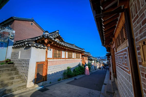 Casa tradicional coreana, Bukchon Hanok Village on Jun 19, 2017 —  Fotos de Stock