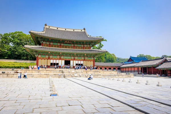 Palacio Changdeokgung el 17 de junio de 2017 en Seúl, Corea del Sur —  Fotos de Stock