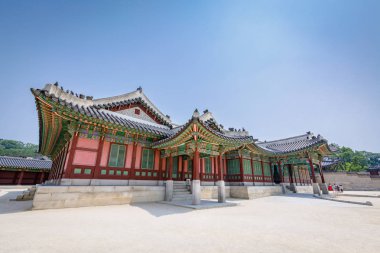 Changdeok Palace veya yaz denizlerde üzerinde 17 Haziran 2017 alace