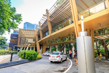 Tarih 12 Ağustos 2017 Greenbelt alışveriş merkezi olarak Makati Metro Manil ile