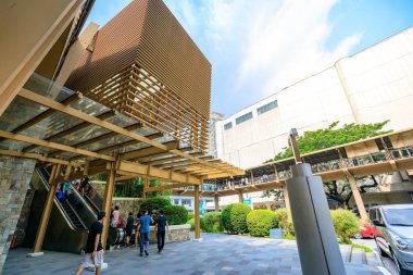 Tarih 12 Ağustos 2017 Greenbelt alışveriş merkezi olarak Makati Metro Manil ile