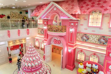 Hello Kitty Island, Ekim tarihinde en popüler turistik yerlerinden biri olan
