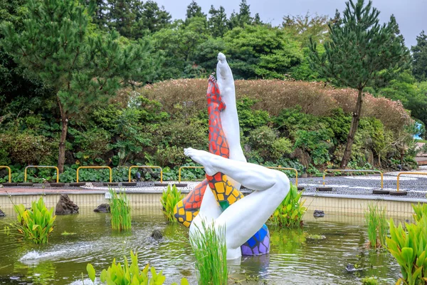 Erotizm Jeju Loveland Tema Parkı 7 Ekim 2017 üzerinde ben heykel