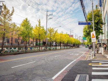 Yol ve Sanggye-dong'in görünümünü üzerinde 10 Ekim 2017 yılında S