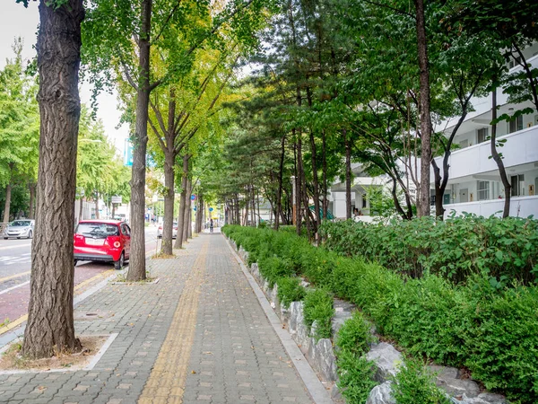 Yol görünümünü Sanggye-dong üzerinde 10 Ekim 2017 Seoul, Güney Kore