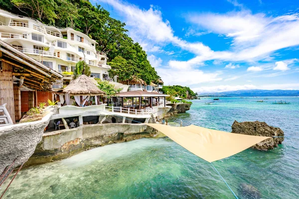 Západ Cove Resort Boracay Island na 18 listopad 2017 v Philip — Stock fotografie