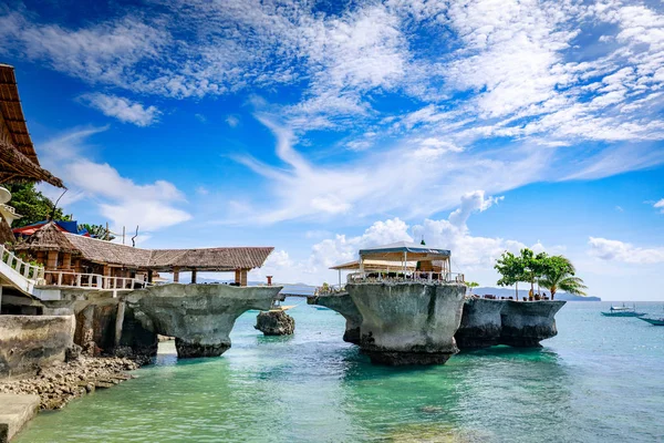 Курорт Уэст-Коув на острове Боракай на северо-востоке Филиппин — стоковое фото
