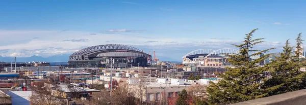 Centurylink Field Stadium Ansicht von der Autobahn — Stockfoto