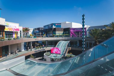 Santa Monica, California - February 15, 2020 : Santa Monica Place shopping mall, Santa Monica, Los Angeles County, California, USA