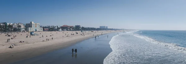 Санта Моника Калифорния Февраля 2020 Года Сцена Пляжа Санта Моника — стоковое фото