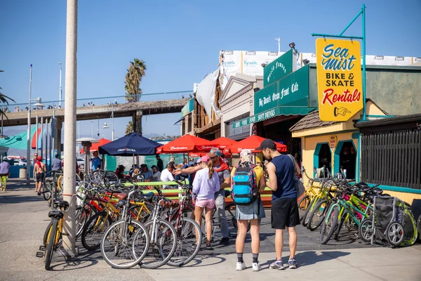 Santa Monica California February 2020 Rental Bike Shop Santa Monica — Stockfoto