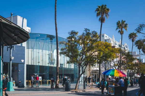 Santa Monica California February 2020 Apple Store 3Rd Street Promenade — Stockfoto