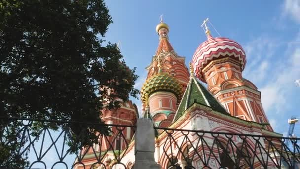 Catedral de São Basílio em Moscou — Vídeo de Stock