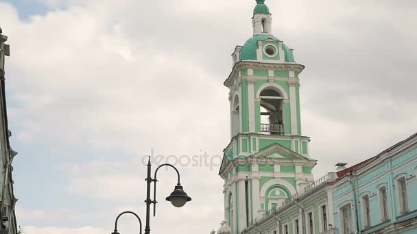 Bell tower in Moscow — Stock Video