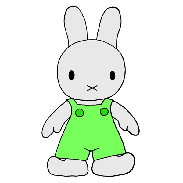 Bunny tecknad. Söt kanin tecknad. Bunny tecknad. Söt kanin tecknad. Abstrakt kanin. Grafisk kanin. Kanin banner. Kanin ikon. Kanin logotyp. Kanin djur. Kanin isolerad. Kanin abstrakt. Kanin illustration. Bunny design. Bunny — Stock vektor