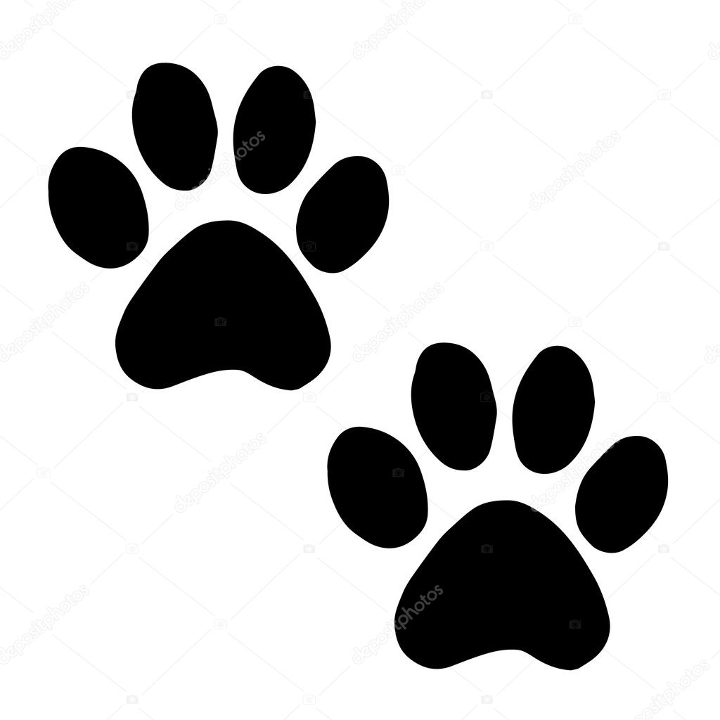 Trail cats. Abstract animal footprint vector background. Footprints of cats foot silhouette vector illustration. Dog foot silhouette and animal pet dog foot. Cat foot animal pet and print dog foot.Cat