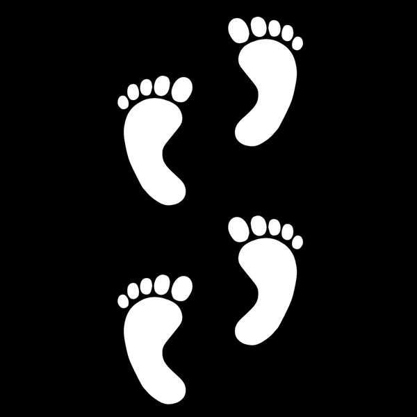 Footprint vector illustration. Footprint icon. Footprint logo. Footprint design. Footprint card. Footprint poster. Abstract Footprint. Footprint symbol. Footprint signs. Footprint isolated. Footprint. — Stock Vector