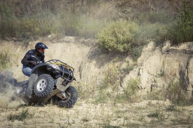 ATV yarış kumdur.