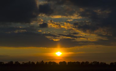 Güzel Bir Akşam Günbatımı.