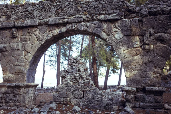 Ruinen antiker römischer Aquädukte, Rom — Stockfoto