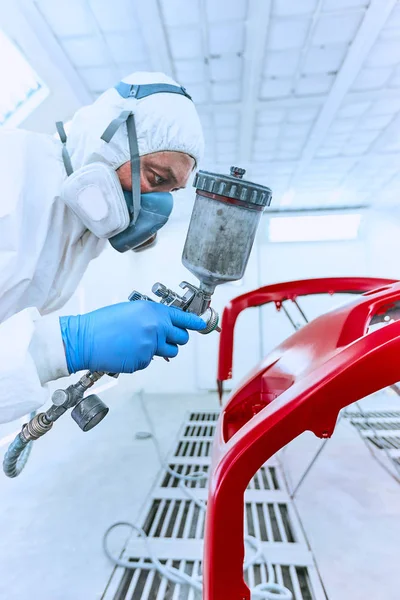 Resim tamponlar makine kırmızı boya Dükkanı.