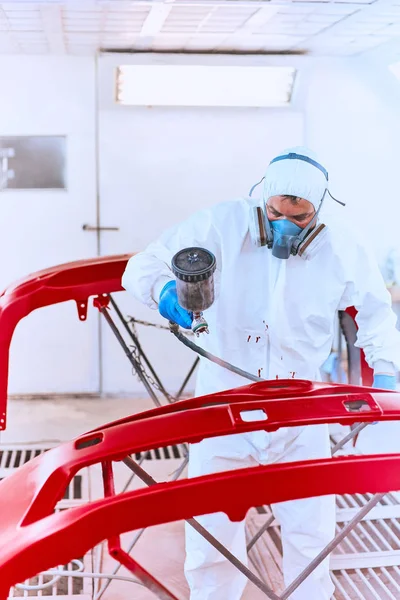 Resim tamponlar makine kırmızı boya Dükkanı.