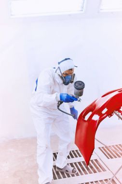 Resim tamponlar makine kırmızı boya Dükkanı.