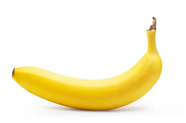 Banana isolada sobre branco — Fotografia de Stock