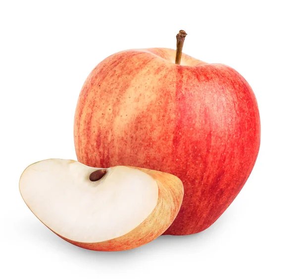 Baca apel dan apel terisolasi — Stok Foto