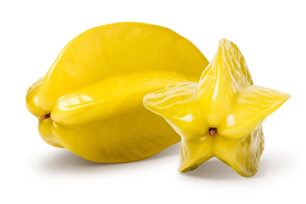 Carambola estrela fruta isolada — Fotografia de Stock