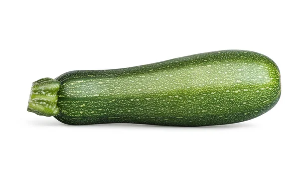 Zucchini isolerad på vit Stockfoto