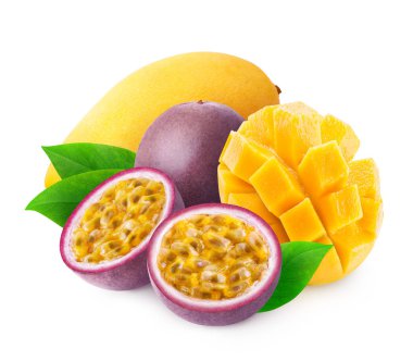 Mango ve tutku meyvesi yalıtılmış