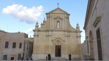 Harika manzarasını S.Maria Katedrali Victoria cittadella gozo, Malta