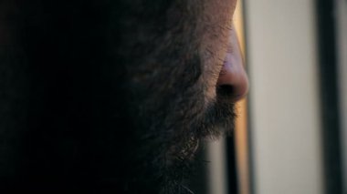 Pencereden dışarı bir şey karanlıkta sakallı casuslar