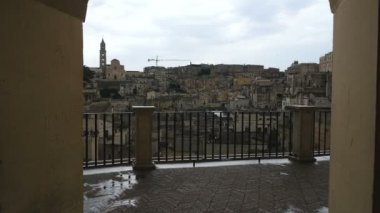 Panoramik Matera - İtalya-Matera sermaye ve kültür 2019 - sabit cam