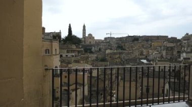 Harika manzarasını Matera - İtalya-Matera sermaye ve kültür 2019 - sabit cam