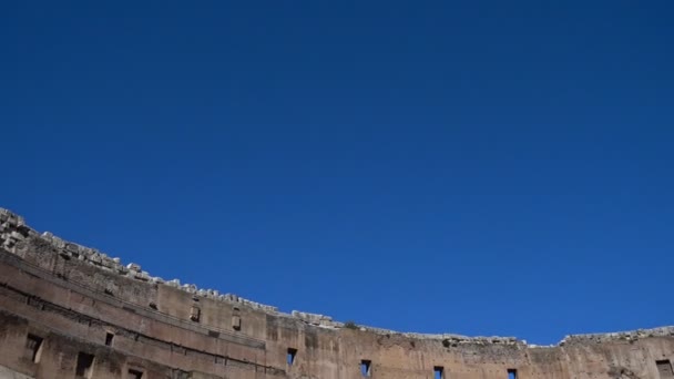 Vista do Coliseu Roma, Itália — Vídeo de Stock
