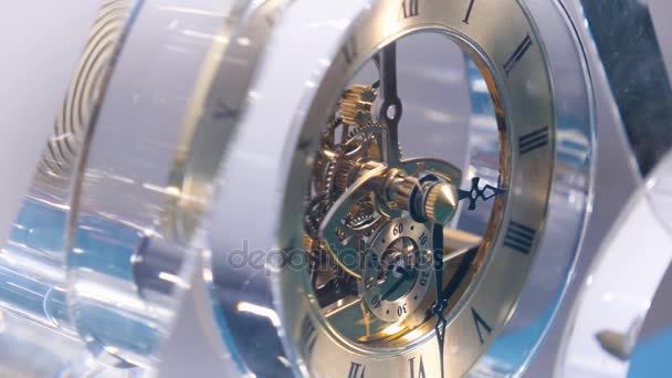 Clock wheel running — Stock Video