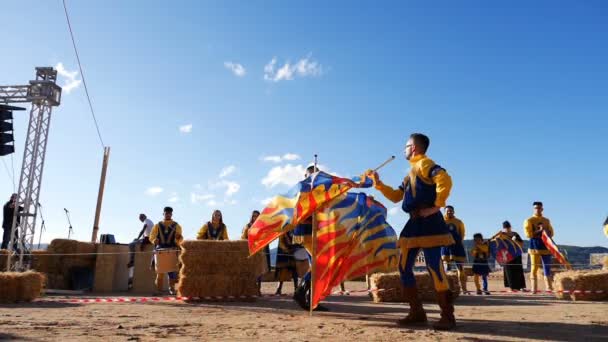 Las vacilaciones tradicionales realizan — Vídeo de stock