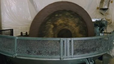 Eski basın ishal, zeytin - zeytinyağı fabrikası, Güney İtalya sıkma