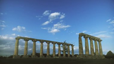 Muhteşem manzarası Palatine tablolar, Basilicata, İtalya-timelapse