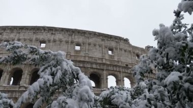 Colosseum kar yağışı sonra