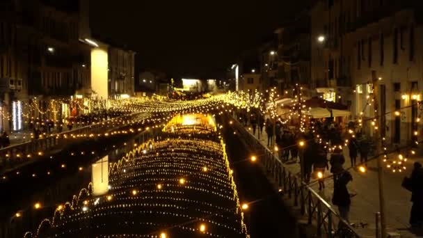 Calles Centro Milán Italia — Vídeo de stock