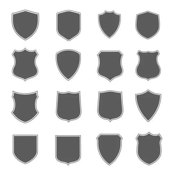 Security black label set. Vector Illustration — Stock vektor