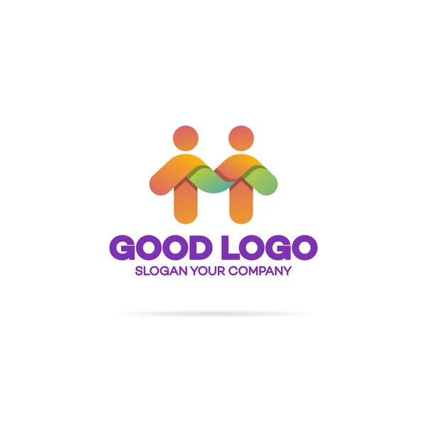 Support community logo — Stock Vector